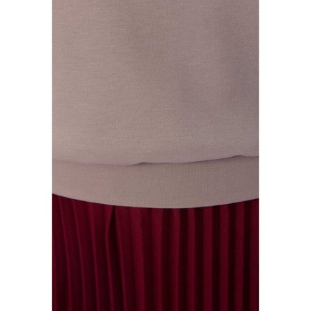 Female dress, size 44, beige color-5