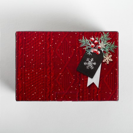 Folding box "heat and comfort", 22 x 15 x 10 cm, new year-4
