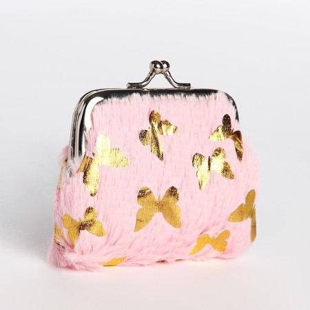 Children's wallet on the farmar, pink color-1