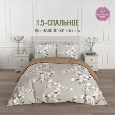 Постельное бельё 1.5 сп, размер 150х215 см, 145х215 см, 70х70 см - 2 шт