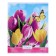 Notebook of 48 sheets in the “Bright flowers” ​​cage, cover coated cardboard, uf-lak, offset block, mix
