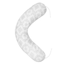 Pillowcase to a pillow for pregnant women 170x25 cm, print Damascus, gray color