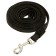 The leash zoonik is nylon with latex thread, 3 m x 1.5 cm, black