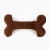 A toy for dogs with a bone of bone, brown