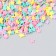 Decor for creativity plastic "Bright stars" 0.5 cm 20 g