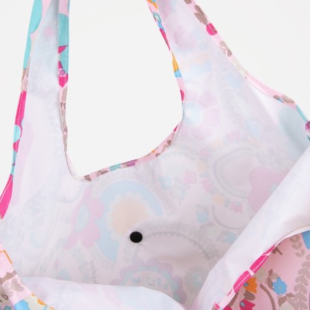 Permanent bag on the button, pink color-2