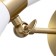 Sconces "Bianca" 1he27 40W white-gold 12x26x26 cm