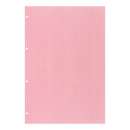 Smooth block for a notebook on A4 rings, 120 sheets in a BG cage, 4 colors, block 60 g/m2-4