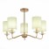Ceiling EVOLUCE lamp. Sle108002-05. Rita. 5x40 watts, E14, 67x67x43 cm, golden color