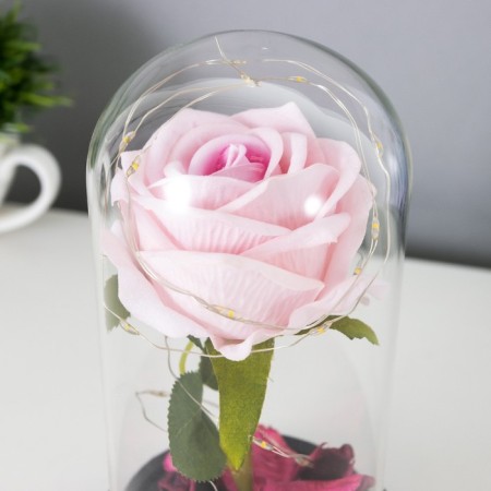 Spinker Sales "Pink Rose" LED 3AAA 8x8x17 cm Risalux-5