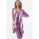 Cardigan female, size 42, lilac color, white