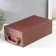 Casket wood for 2 bottles "gentleman" brown 35.5x20x11.5 cm