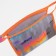 Lightning cosmetic bag, orange/gray color