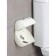 Keeplex Light toilet paper holder, 13.4 × 13 × 12.4 cm, color white cloud
