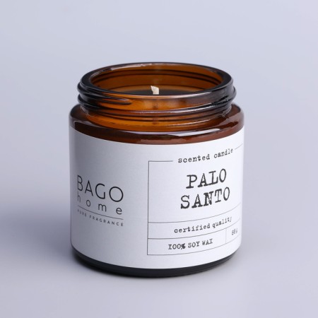 Aromatic candle in the jar "fell santo", owl wax, 88 g-6