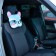 Pillow on the headrest Matech Cutie Line, 30 x 25 x 10 cm, gray, white
