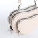 Bag Women's Cross-Bodi with a zipper, white color