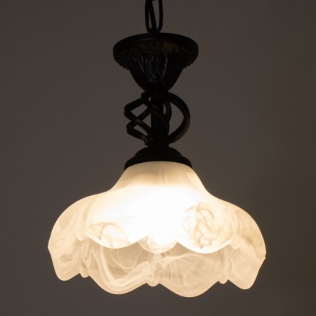 Lamp Bayerlux "Azalia" E27 60W black 30x30x28-58cm-3