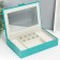 Casket leatherette for jewelry "Hamptons" Blue 5.5x27x18 cm