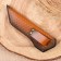 Scabbard - a knife cover, under a blade up to 15.5 x 4 cm, light brown