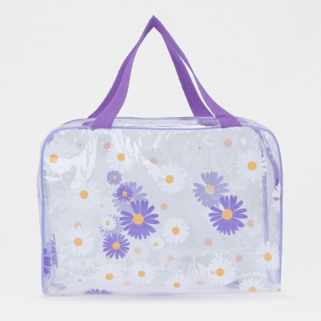 Lightning cosmetic bag, lilac color-1
