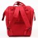 Women's backpack with thermal carman, thermal mosque - portfolio, red color