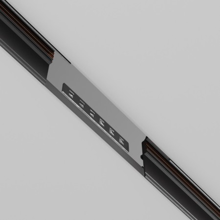 Direct Connector for the built-in track system Technical TRA034C-42S, 1.2x7 cm, color gray color-3
