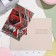 Birthday card!" Congrev, embossing, red car, 19x36 cm