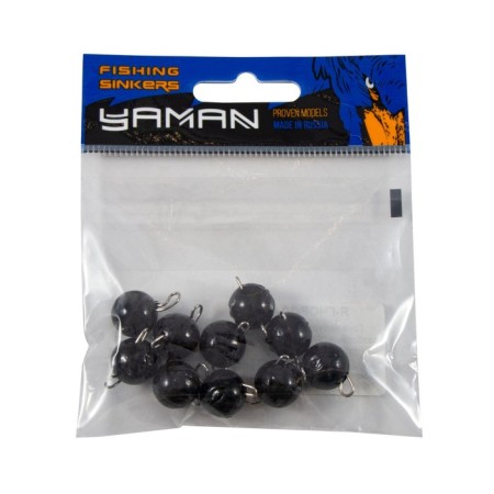 Cargo Cheburashka painted collapsible Yaman 10 pcs., 10 g, black-4