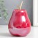 Souvenir ceramics, metal "pear pearl with a twig" mix 7.5x7.5x13.5 cm