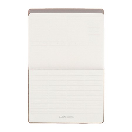 Dated 2025 planning, 250 x 190 mm, 54 sheets, gluing, Escalada, hard -leather cover, pancake embossing, tinted block 70 g/m2, beige beige.-8