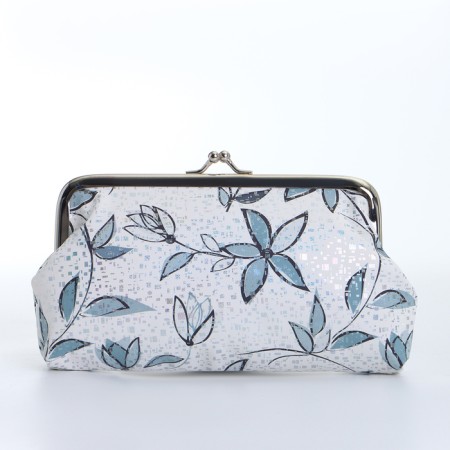 Cosmetic bag on the farmar, gray color-1