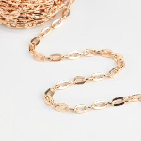 A chain for a bag, iron, 9 × 5 mm, 10 ± 0.5 m, gold color-2