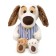 BABY BABY soft toy in vest and with a bow, 20 cm