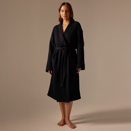 Welfare Women's bathrobe SL Home: BOHO "Dark Mare", size XL, 100% cotton, 280 g/m2