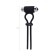 Lasso for penis A-Toys By Toyfa Jat, silicone, black, 14 cm