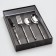 A set of cutlery made of stainless steel Magistro Bamboo, 4 objects, silver color