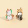 Earrings Clips and pendant "Your Style", 8 x 9 cm