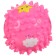 Developing tactile ball "Princess", diameter 9 cm, with a squeak, in a bag, crumb I
