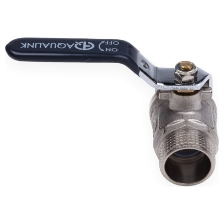 Aqualink, PN 50 ball valve, external/outer thread 1 ", handle, nickel.-5