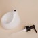 A soap dispenser with a Savanna drop sponge stand, 450 ml, white color