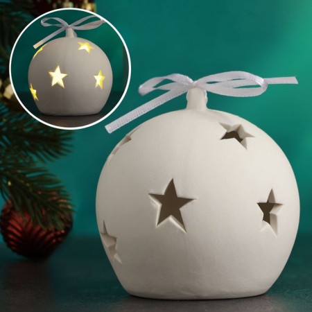 Figure with backlight "A ball with stars" 7x7x7.5cm