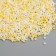 Glass beads 11/0 "Melange yellow. Gloss" 10 g