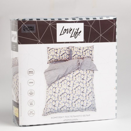 Lovelife 2Ps “Chamomile” 175*215cm, 200*225cm, 50*70cm-2pcs.-6