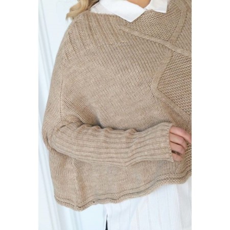 Female jumper, size 62, beige color-2