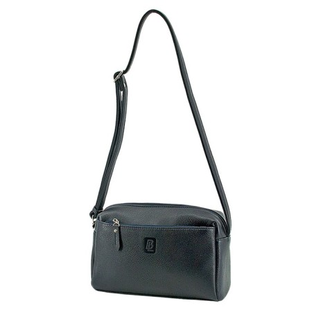 Bag Cross-Bodi with a zipper, green color