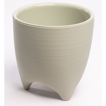 Plastic pot Live-In-Green with the de Costa tab, D = 16 cm, 2.25 l, the color of sage