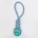 A wicker cable toy with a ball, up to 30 cm, up to 120 g, blue