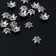 Beads for beads 1.2 × 1.2 × 0.6 cm, (set 100 pcs.), Color silver