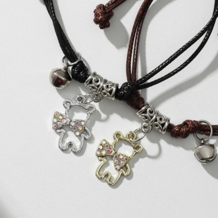 Bracelets "Demetrons" bears, black-brown color, l = 12.5 cm-1